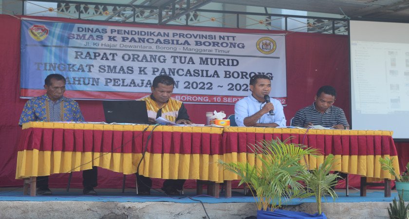 SMA Pancasila Borong Rapat Bersama Orang Tua Murid, Usung Kerja Keras, Cerdas, Tuntas Dalam Manajemen Sekolah